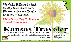 A display ad for Kansas Traveler